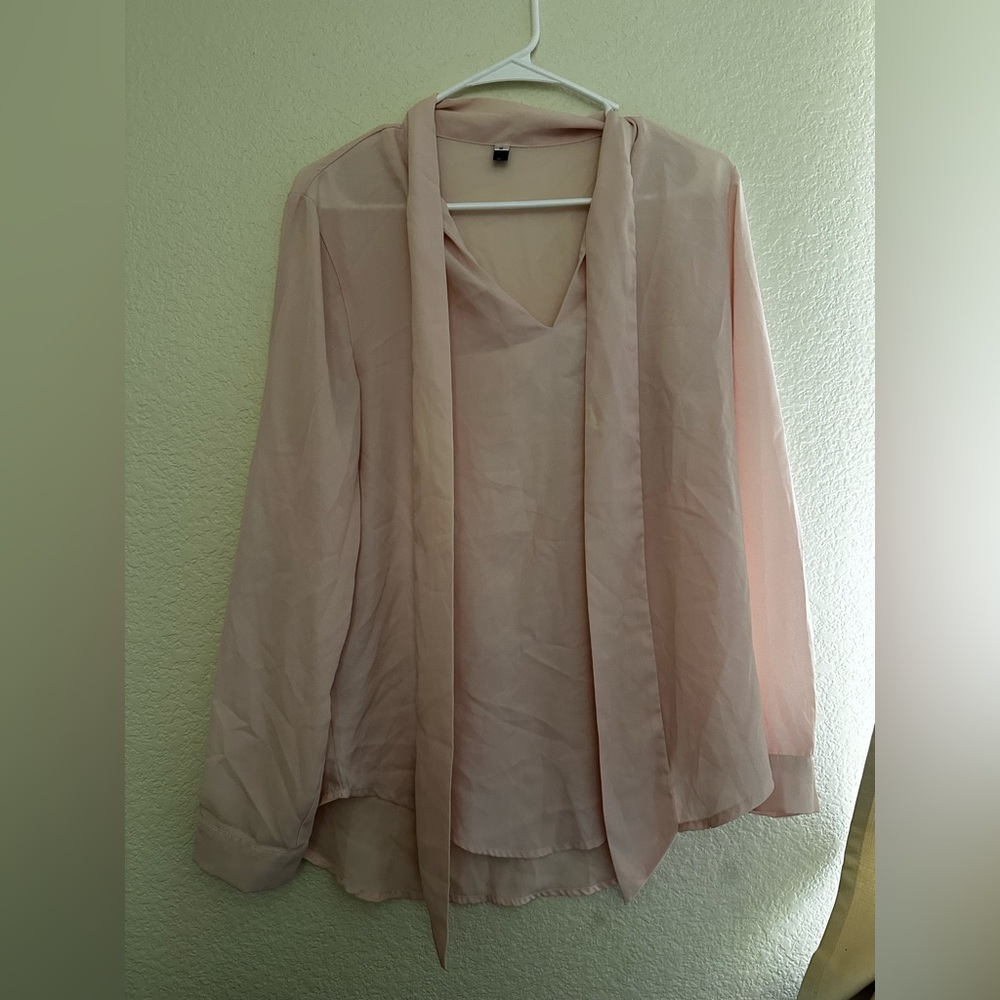 Light pink blouse
